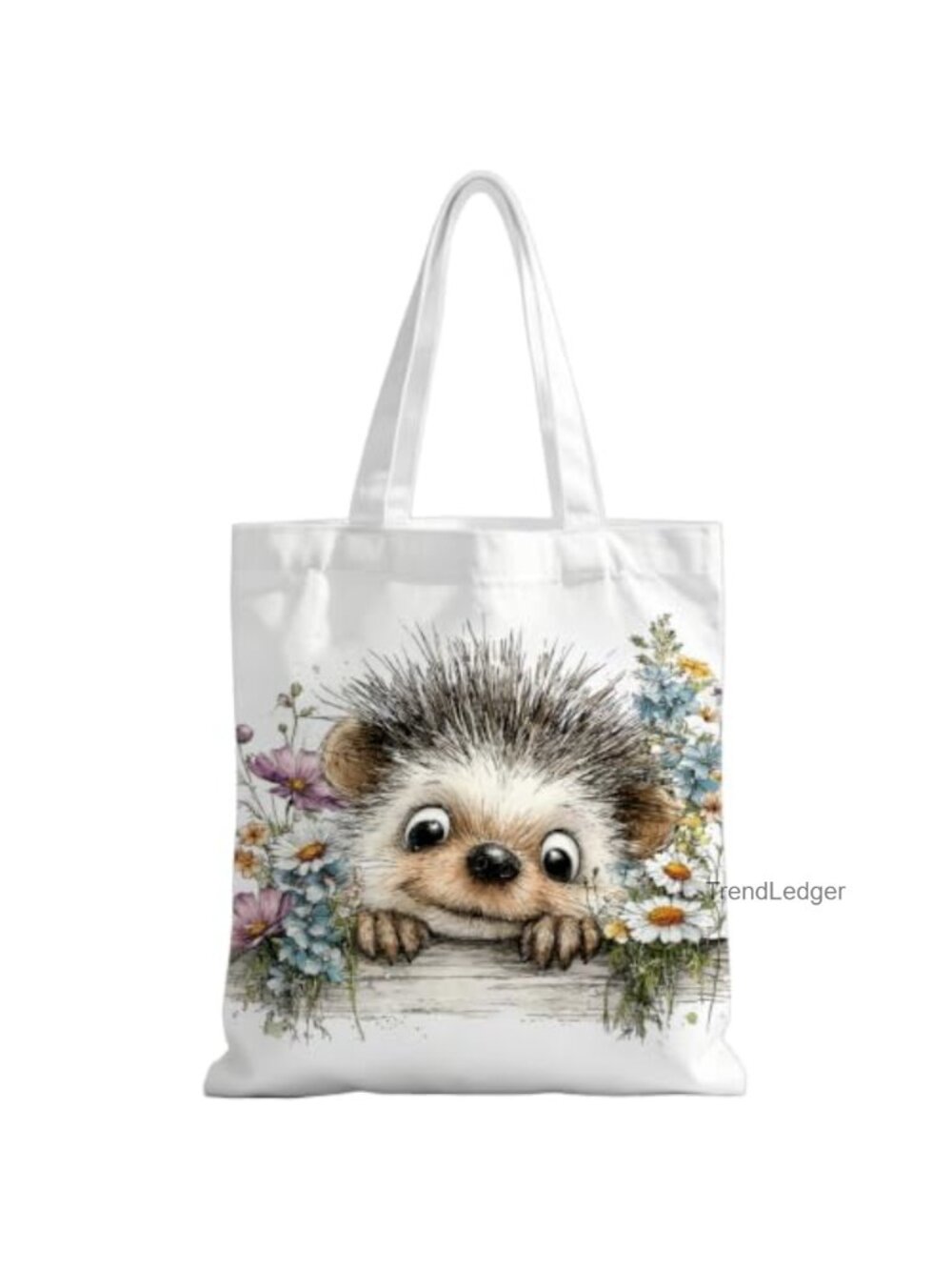 Canvas Tote Bag Cute Animal Aesthetic Reusable Shopping Bag for Women